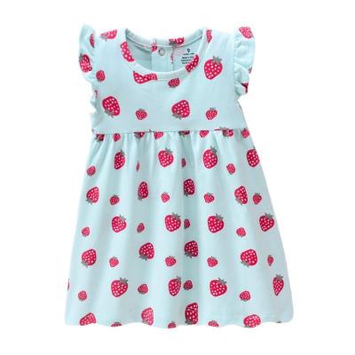 China 1-3 Years Toddler Breathable Boutique Clothing Outfits For Kids Baby Floral Dress for sale