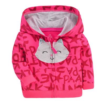 China Waterproof New Winter Cotton Zipper Jacket Coat Factory Price Warm Hooded One Piece Boy Girl Newborn Baby Clothes for sale