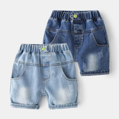 China Fashion Breathable High Quality Boys Pocket Jeans Denim Shorts Kids Summer Thin Casual Short Pants for sale