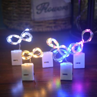 China Led Lamp Twinkly Garland Wedding Christmas Lights Decoration Christmas Lights Fairy Lights Copper Wire String 1M Holiday Lighting Outdoor Gifts for sale