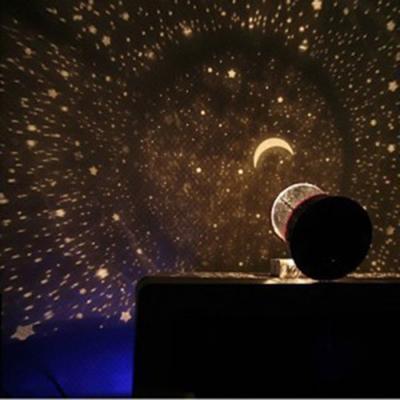 China Indoor Room Led Bead 360 Degree Rotating Romantic Room Cosmos Moon Star Sky Projector Lamp Speaker Night Light for sale