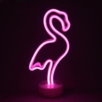 China Custom Office Decor Mini Led Warm White Flexible Battery Operated Sign Lightning Neon Light for sale