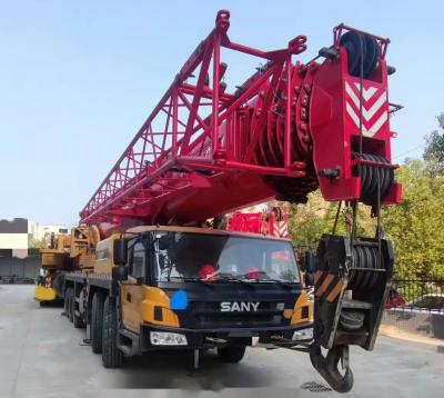 China Heavy Duty 2022 Sany Used Truck Crane 100T Second Hand Truck Mounted Cranes for sale