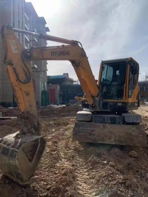 China HYUNDAI Used Excavator Equipment 6 Ton 39kw 1700rpm Engine Power for sale