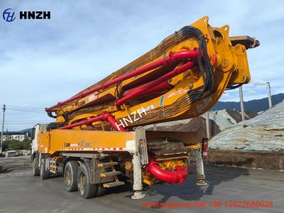 China XCMG HB56m Used Concrete Pump Truck 295Kw Engine Power And 56m Vertical Reach Include for sale