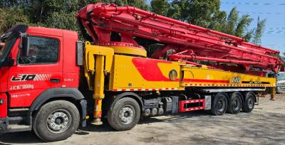 China Large Size Concrete Pump 2021 Sany Used Concrete Pump Truck 67M With Volvo Chassis In Eastern Asia for sale