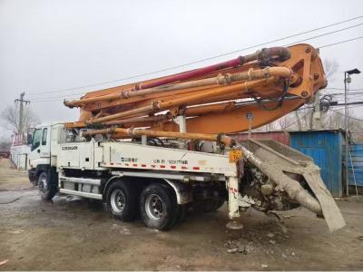 China 2012 Zoomlion Beton Truck Pump 38M met Isuzu Construction Machinery Zware machines voor readymix ZLJ5297THB Te koop