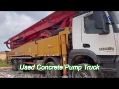 2020 sany 56m old used concrete trucks with benz chassis sym5449thb560c-8a