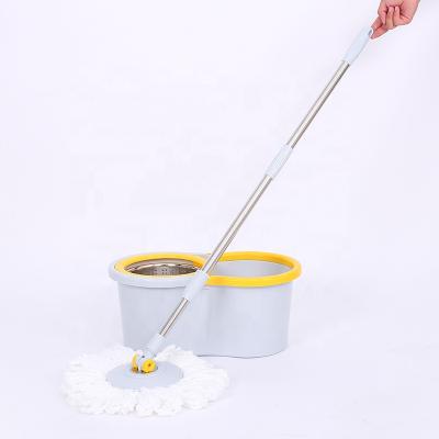 China Spinner Rotating Detachable Detachable Washing Magic Broom 360 Degree Rotating Rotating Lazy Broom for sale