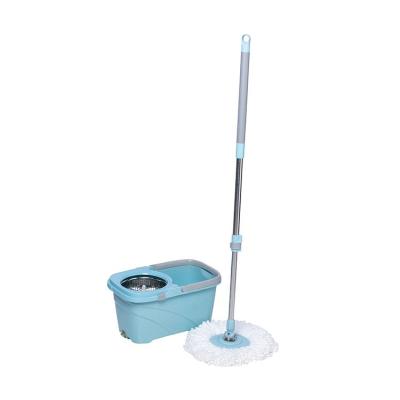 China Sustainable Turbo Washing Square Bucket Spin And Dry Microfiber Floor Cleaning Mop for sale