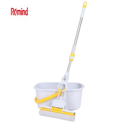 China Durable Home Cleaning PVA Sponge Broom Tools Super Absorbent Telescopic Handle Floor Mop For Bathroom for sale