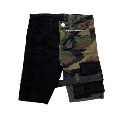 China Equal Dose Fade Proof Camouflage Color Hg 2021 And Boys Black Denim Shorts Wholesale Price New Styles Kids Camouflage Shorts for sale