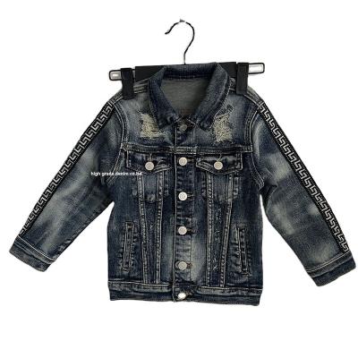 China Plus size ready to ship popular fashion lattice baby boy jacket high quality new design baby boy jackets designer kids jackets for sale