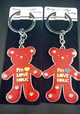 China bear key chain, keychains, keyrings, keyfolders, keyfinders, key-chains,bear keyring for sale