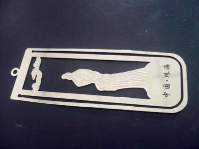 China book mark clips, photo etched book marks, stainless steel bookmarks, brass book marks for sale