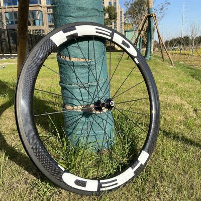 China Lightweight Chinese Carbon Wheel 50mm Bike Wheels Anvil 23mm Width Rim Brake /v Brake Carbon Bike Wheels 700C Wheelset for sale