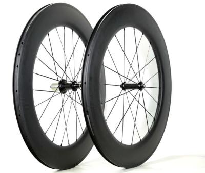 China UD 3K 12K Color Bike Wheel Set Road Bicycle Carbon Fiber Lightweight Tubular Outdoor Black Wheels for sale