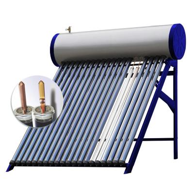 China Outdoor Solar Power Plant Heat Pipe Stainless Steel Household Wholesale Pressurized Solar Water Heater for sale