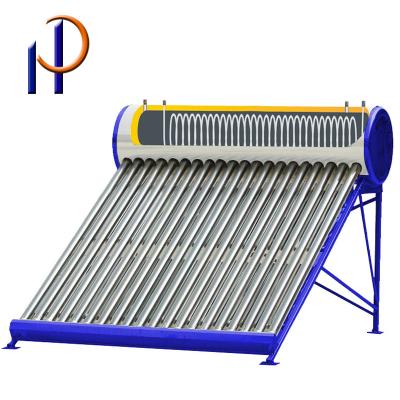 China Outdoor 36 Evacuated Electric Non-Pressurized Copper Tube Heating Coil Diy Solar Water Heater for sale