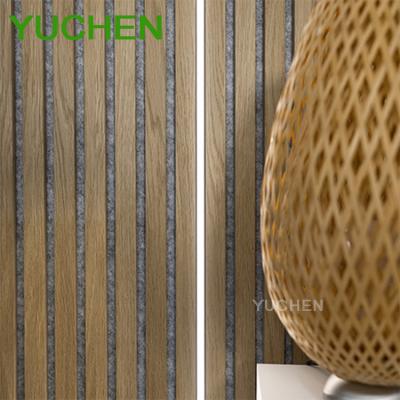 China Highly Effective Sound Absorption Free Sample Modern Wood Wall Panels Wood Slat Accent Walls Sustainable Akupanel Acoustic Panel Wooden for sale