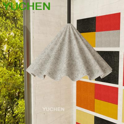 China Highly Effective Sound Absorption Factory Direct Sale EN ISO 11654 8mm-24mm Pet 100% Polyester Fiber 100% Polyester Fiber Acoustic Panels for sale