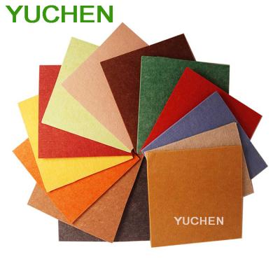 China Highly Effective Sound Absorption Acoustic Polyester Fiber Panel SoundProof 25MM Thick Polyester Fiber Board 100% Recycled Noise for sale