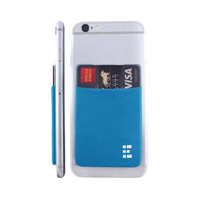 China Expandable Lycra Wallet Phone Card Holder Phone Card Holder for sale