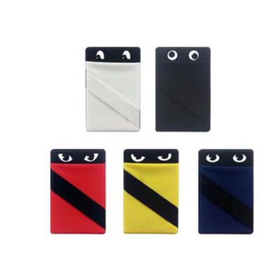 China Elastic Card Holder Lycra Phone Wallet Card Holder Wallet Card Holder for sale