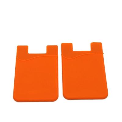 China Business Card Double Sided Card Holders Sublimation Blanks Silicone Card Holders for sale