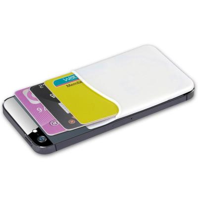 China Business Card Holder Metal Wallet Credit Card Holder Silicone Phone Card Holder for sale