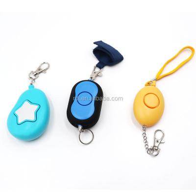 China ABS wheel main chain second duration self-defense alarm red female high quality plastic ladybug light record for sale