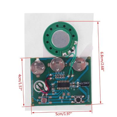 China Sound Greeting Cards Micro Recorder IC Chip for Music Greeting Card,Sound Audio Music Board Recordable Recorder for sale