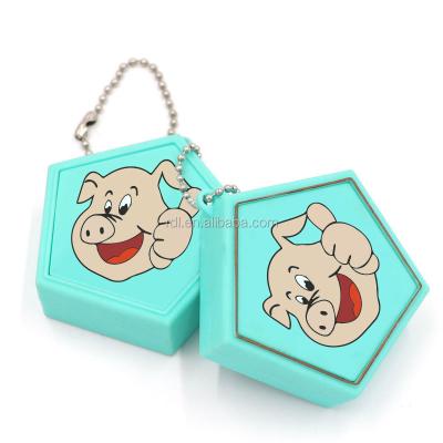 China Press Button to Record and Play Sound Keychains Snaps Cartoon Figures Novelty Key Chain Animal Ring with Sound Effects for Kids for sale