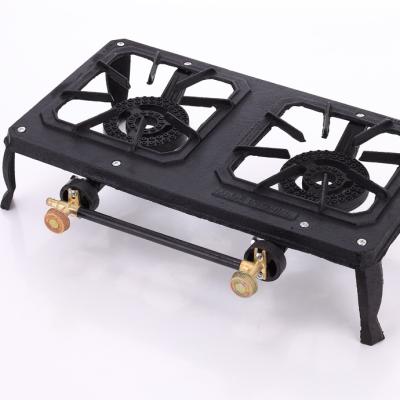 China Cast Iron 2 Burner Cast Iron Gas Stove Price for sale