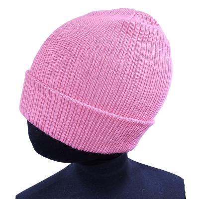 China Acrylic Wholesales Ready To Ship Unisex Acrylic Rib Knitted Skullcap for sale