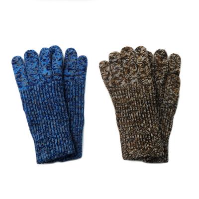 China Knitted Accessories Customized Fashion Warm Unisex Acrylic Winter Knit Gloves for sale