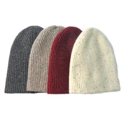 China Factory Wholesale COMMON Lambswool Winter Hats Nylon Beanie for sale