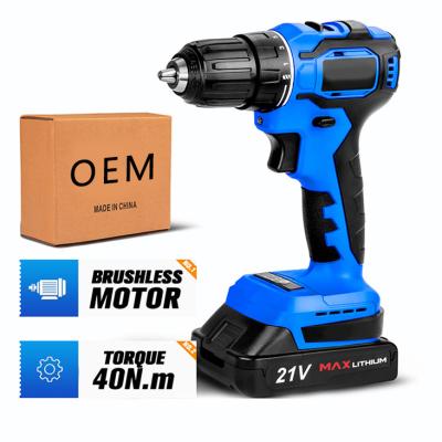 China 12v/21v/36v Cordless Electric Power Battery Drill 0-10mm for sale