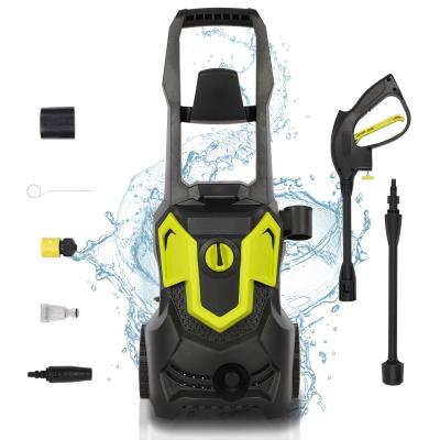 China 1400w 105bar non-toxic electric portable pressure car washer with high pressure water jet gun for sale