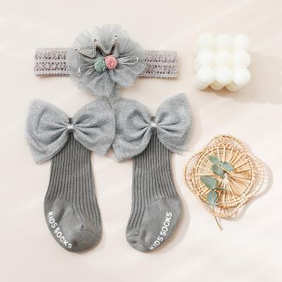 China Children's Princess Gift Box Newborn Hand Gift Box Breathable Hair Belt Hairpin Sock Set Box for sale