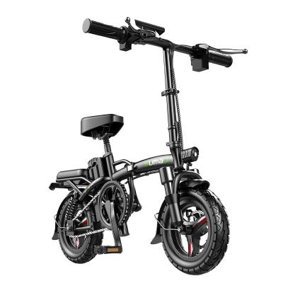 China New Snow Ebike 48V Folding Electric Bicycle Sumad Portable Electric Motorcycle Aluminum Alloy Steel Super Fat Tire for sale