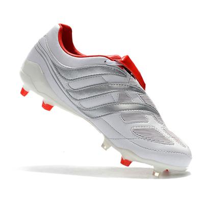 China Best Selling Mens Classic Football Rubber Boots Low Ankle Lace Up Soccer Shoes Studs FG Soccer Shoes PREDATOR ACCELERATOR FG for sale