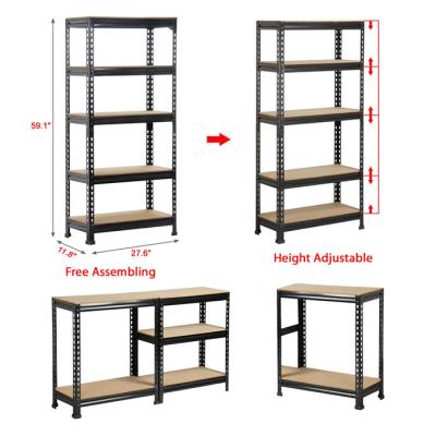 China Metal Garage Shed Shelving Racking Storage Units Layer 2-5 Layer/customized 180x90x40cm for sale