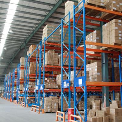 China Space Saving Warehouse Solutions Adjustable Racking with Orange Corrosion Protection for sale