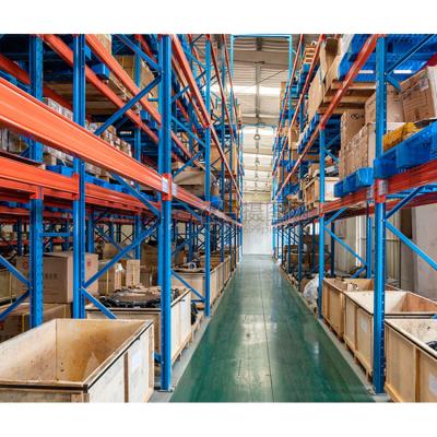 China Customized Depth Power Coated Selective Pallet Racking for in Industrial Warehouse for sale