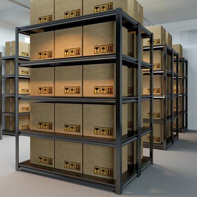 China Living Room Organization Heavy Duty 5-Tier Metal Shelving Unit for Warehouse Storage for sale