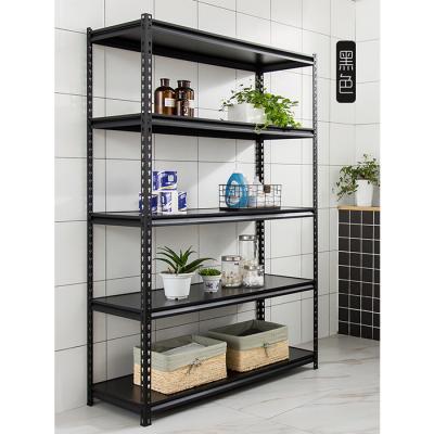 China 5 Tier Garage Storage Shelf with Adjustable Metal Shelves and Functional Design Silver for sale