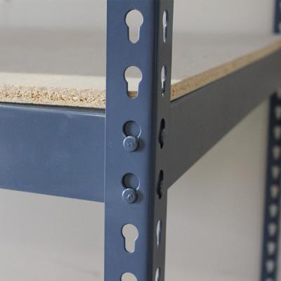 China Multi-Layer Blue Light Duty Metal Storage Shelf for Warehouse Organization System for sale