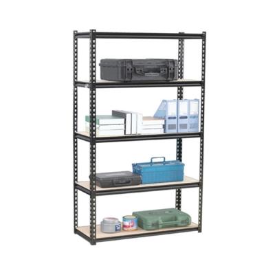 China Storage 4 Tier Boltless Storage Shelf Medium Duty Iron Rack Beauty Supply Stainless Steel Craft for sale