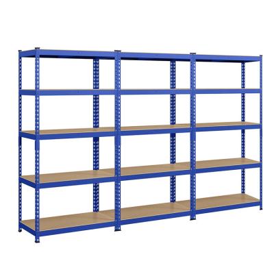 China 50-200kg Display Home Supermarket Steel Boltless Rivet Shelves with Customized Height for sale